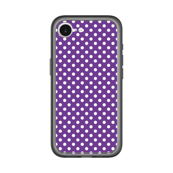 スリムプロテクションプレミアムケース［ Small Dot - Purple ］