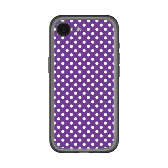 スリムプロテクションプレミアムケース［ Small Dot - Purple ］