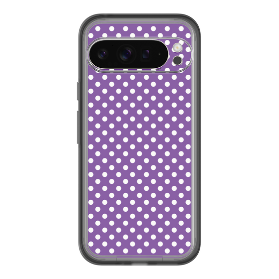 スリムプロテクションプレミアムケース［ Small Dot - Purple ］