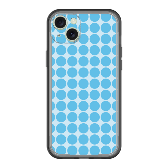 スリムプロテクションプレミアムケース［ Big Dot - Blue ］