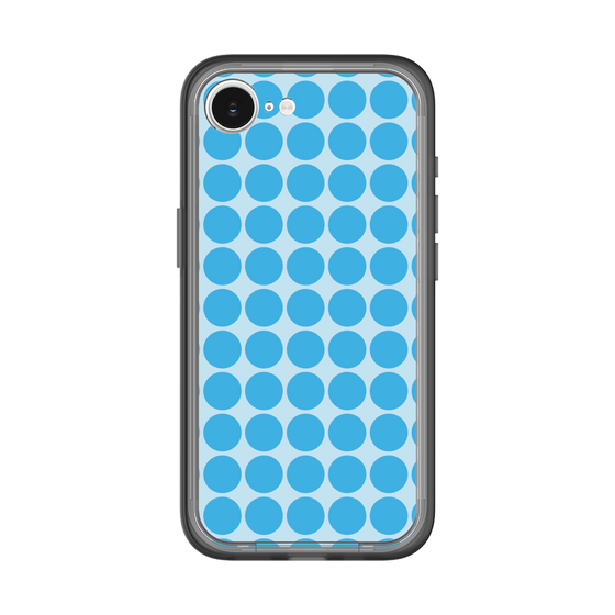 スリムプロテクションプレミアムケース［ Big Dot - Blue ］