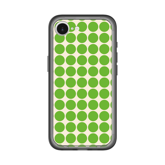 スリムプロテクションプレミアムケース［ Big Dot - Green ］
