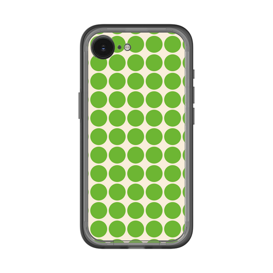 スリムプロテクションプレミアムケース［ Big Dot - Green ］