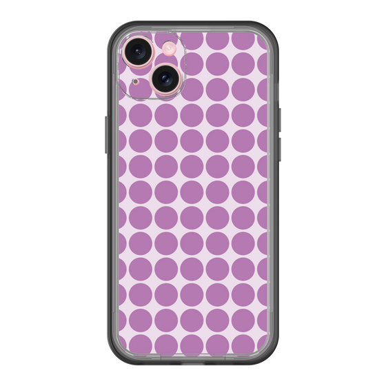 スリムプロテクションプレミアムケース［ Big Dot - Purple ］