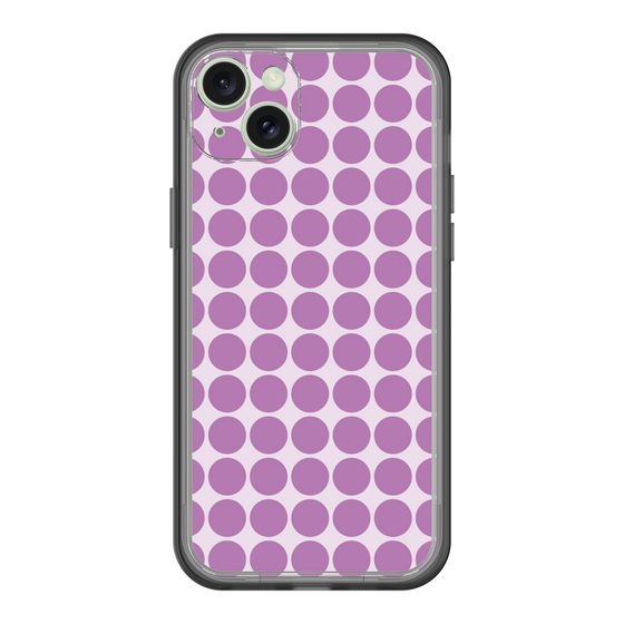 スリムプロテクションプレミアムケース［ Big Dot - Purple ］