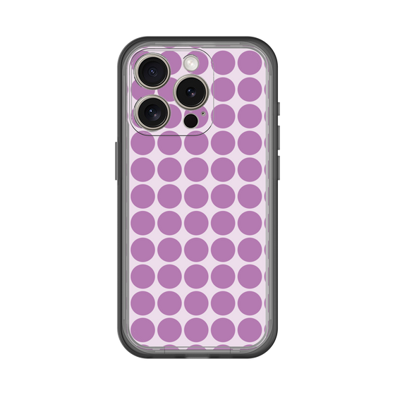 スリムプロテクションプレミアムケース［ Big Dot - Purple ］