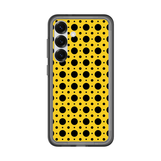 スリムプロテクションプレミアムケース［ Shower Dot - Yellow ］