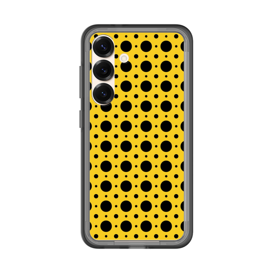 スリムプロテクションプレミアムケース［ Shower Dot - Yellow ］
