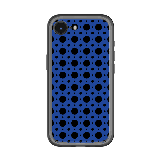 スリムプロテクションプレミアムケース［ Shower Dot - Blue ］