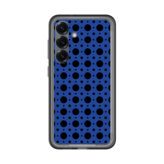 スリムプロテクションプレミアムケース［ Shower Dot - Blue ］
