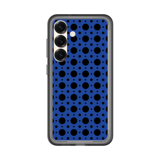 スリムプロテクションプレミアムケース［ Shower Dot - Blue ］