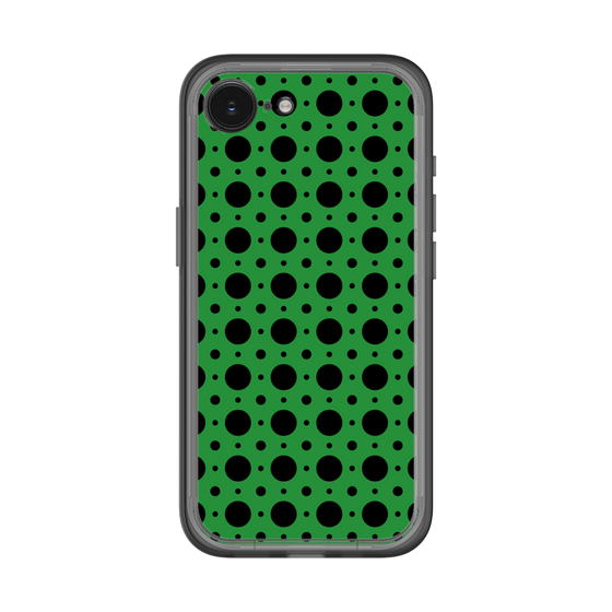 スリムプロテクションプレミアムケース［ Shower Dot - Green ］