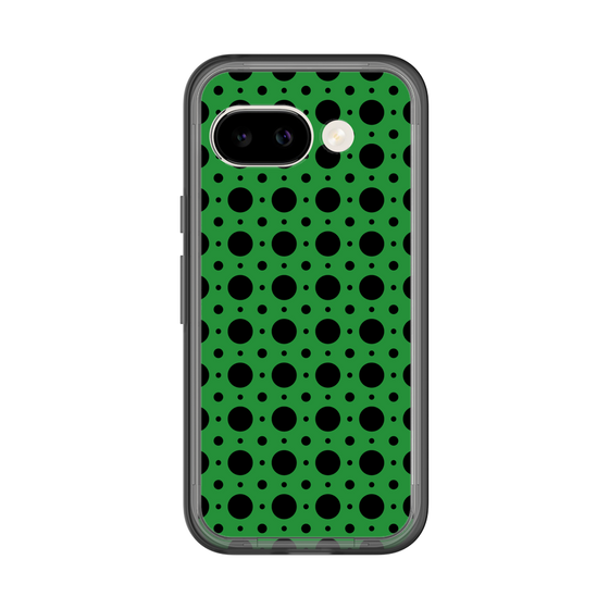 スリムプロテクションプレミアムケース［ Shower Dot - Green ］