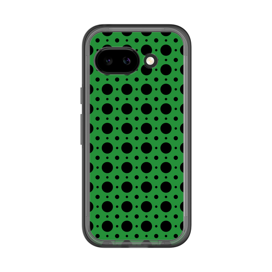 スリムプロテクションプレミアムケース［ Shower Dot - Green ］