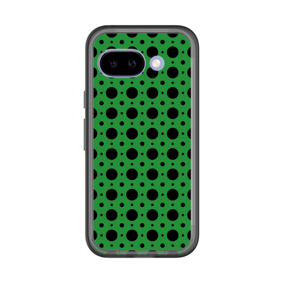 スリムプロテクションプレミアムケース［ Shower Dot - Green ］