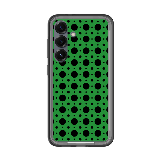 スリムプロテクションプレミアムケース［ Shower Dot - Green ］