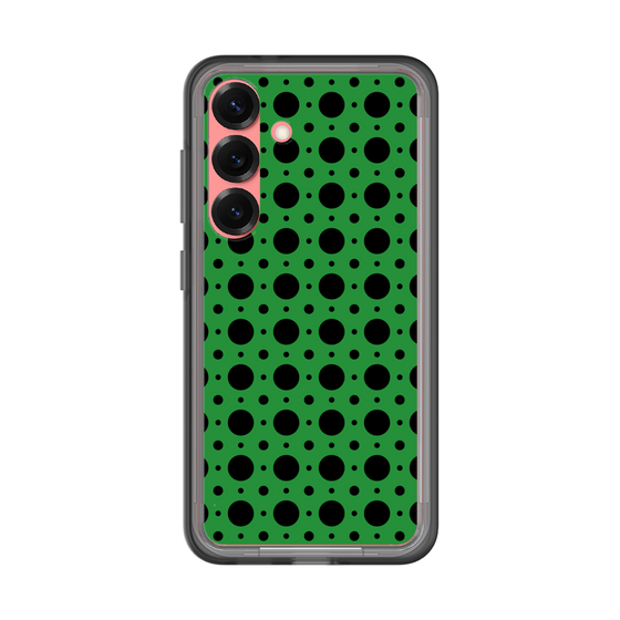 スリムプロテクションプレミアムケース［ Shower Dot - Green ］