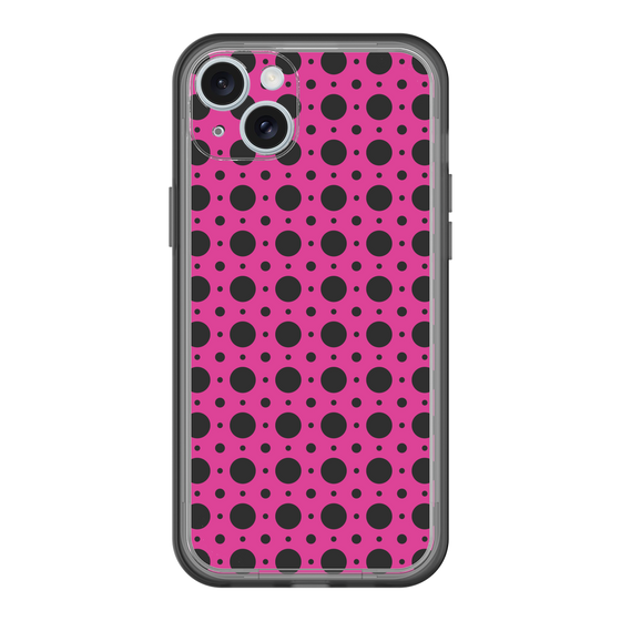 スリムプロテクションプレミアムケース［ Shower Dot - Pink ］