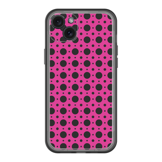 スリムプロテクションプレミアムケース［ Shower Dot - Pink ］
