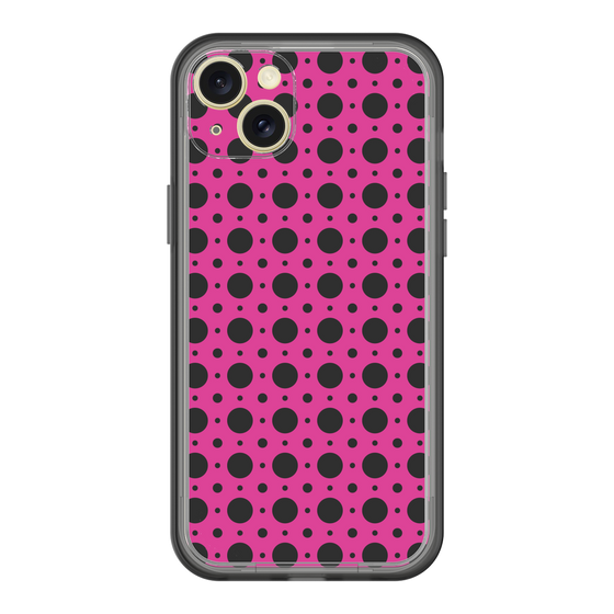 スリムプロテクションプレミアムケース［ Shower Dot - Pink ］