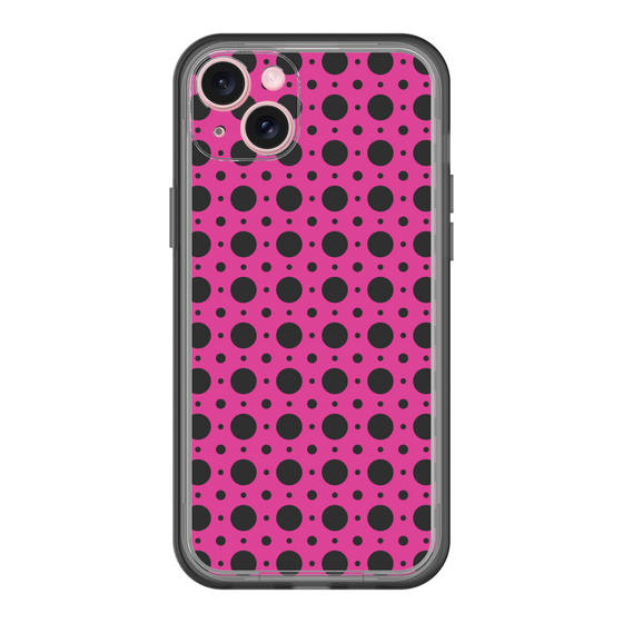 スリムプロテクションプレミアムケース［ Shower Dot - Pink ］
