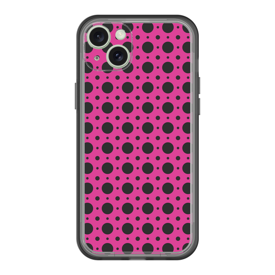 スリムプロテクションプレミアムケース［ Shower Dot - Pink ］