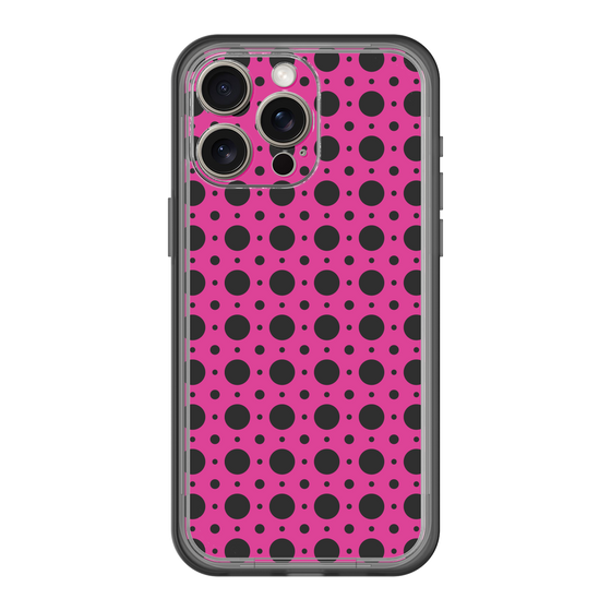 スリムプロテクションプレミアムケース［ Shower Dot - Pink ］