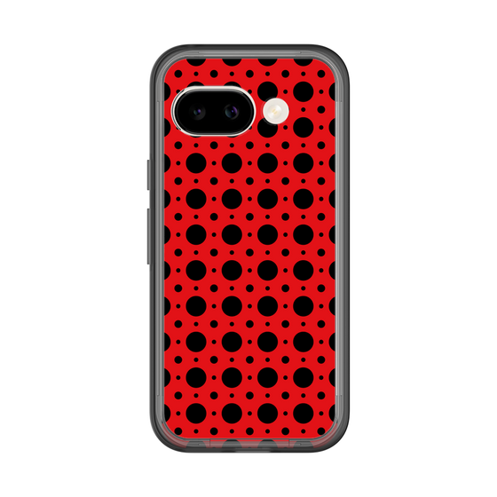 スリムプロテクションプレミアムケース［ Shower Dot - Red ］