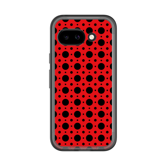 スリムプロテクションプレミアムケース［ Shower Dot - Red ］