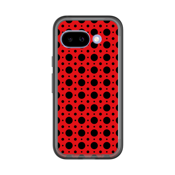 スリムプロテクションプレミアムケース［ Shower Dot - Red ］