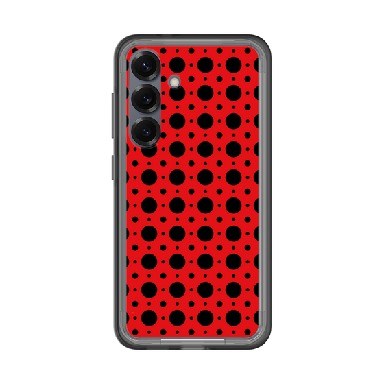 スリムプロテクションプレミアムケース［ Shower Dot - Red ］