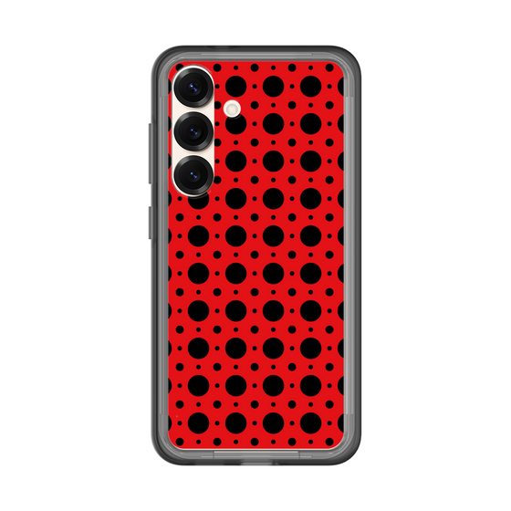 スリムプロテクションプレミアムケース［ Shower Dot - Red ］