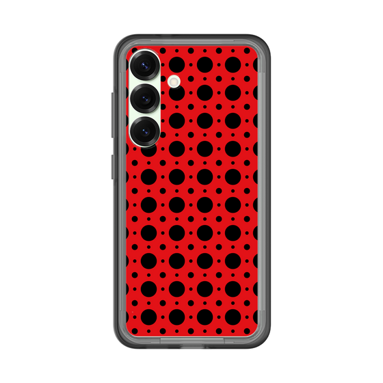 スリムプロテクションプレミアムケース［ Shower Dot - Red ］