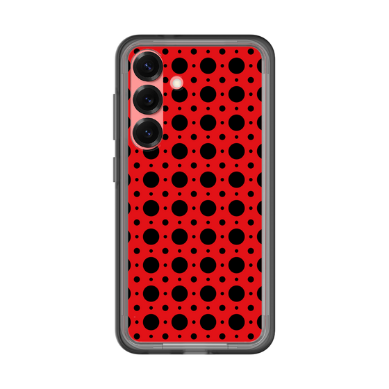 スリムプロテクションプレミアムケース［ Shower Dot - Red ］