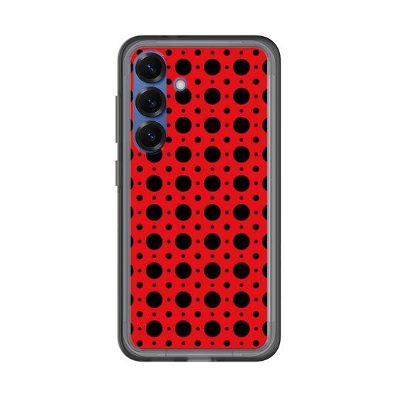 スリムプロテクションプレミアムケース［ Shower Dot - Red ］