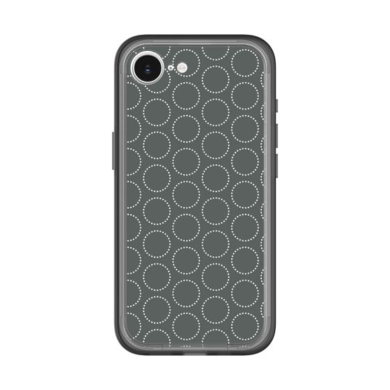 スリムプロテクションプレミアムケース［ Dot Circle - Gray ］