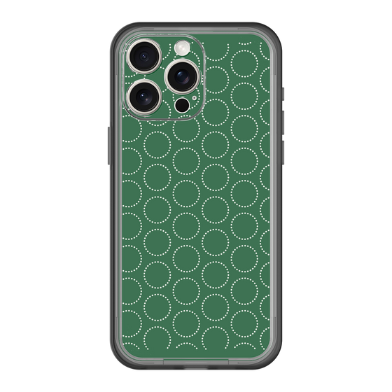 スリムプロテクションプレミアムケース［ Dot Circle - Green ］
