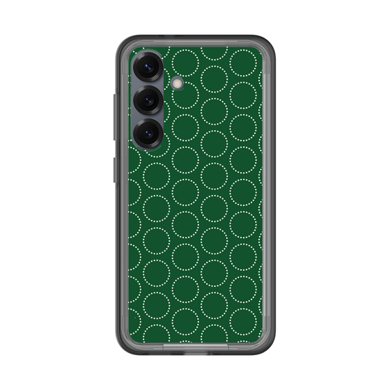 スリムプロテクションプレミアムケース［ Dot Circle - Green ］