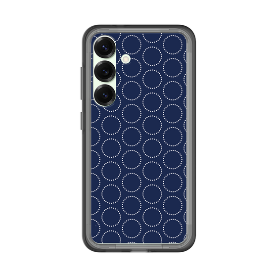スリムプロテクションプレミアムケース［ Dot Circle - Navy ］