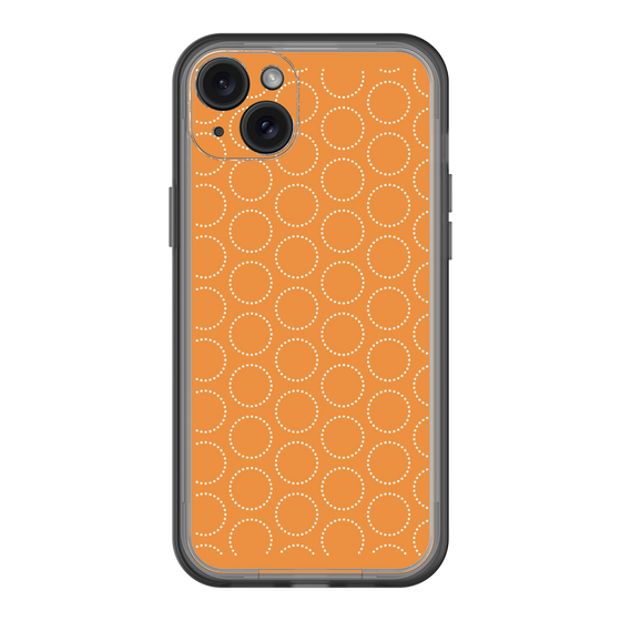 スリムプロテクションプレミアムケース［ Dot Circle - Orange ］