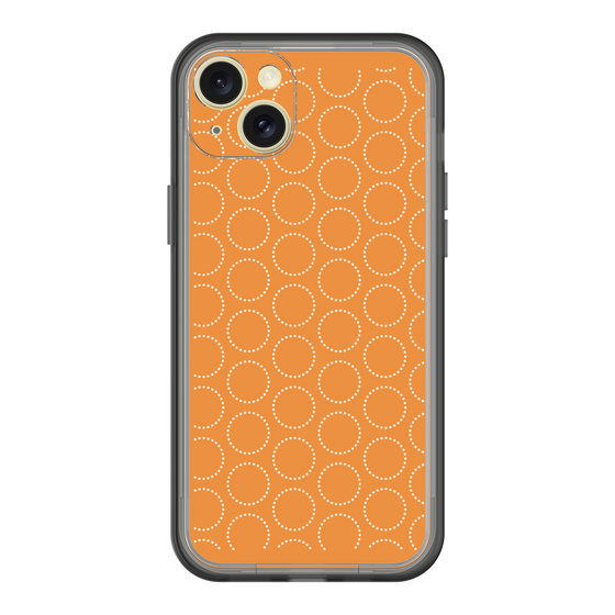 スリムプロテクションプレミアムケース［ Dot Circle - Orange ］