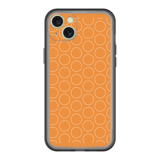 スリムプロテクションプレミアムケース［ Dot Circle - Orange ］