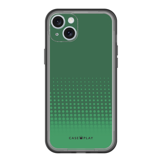 スリムプロテクションプレミアムケース［ Dot Gradation - Green ］