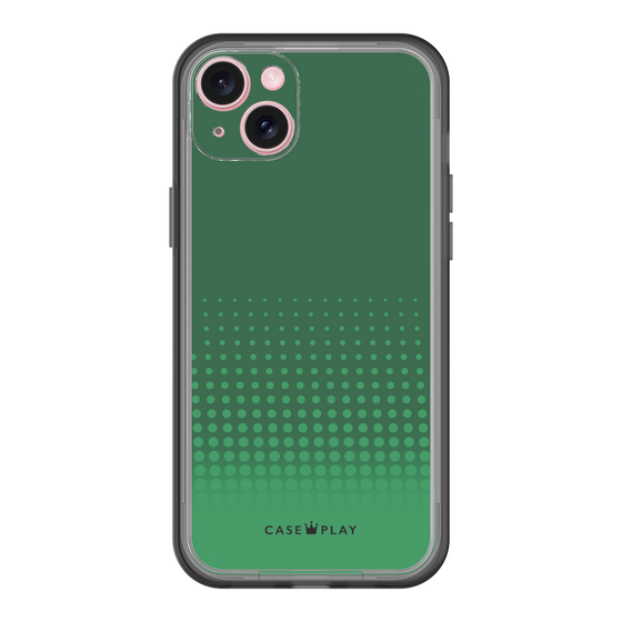 スリムプロテクションプレミアムケース［ Dot Gradation - Green ］