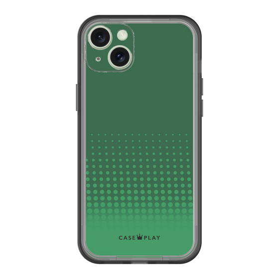 スリムプロテクションプレミアムケース［ Dot Gradation - Green ］