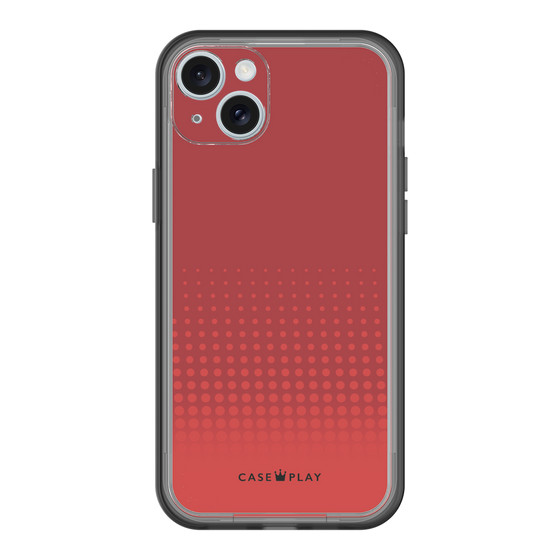 スリムプロテクションプレミアムケース［ Dot Gradation - Red ］