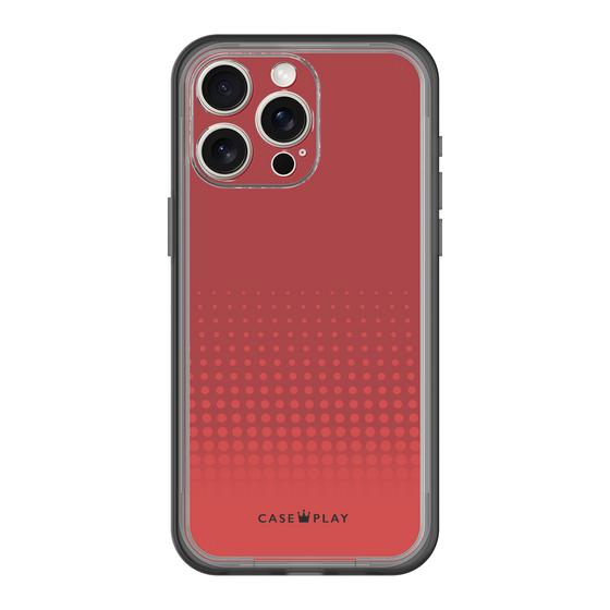 スリムプロテクションプレミアムケース［ Dot Gradation - Red ］
