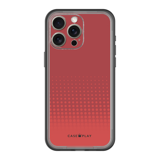 スリムプロテクションプレミアムケース［ Dot Gradation - Red ］