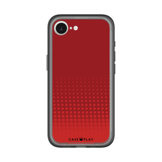 スリムプロテクションプレミアムケース［ Dot Gradation - Red ］