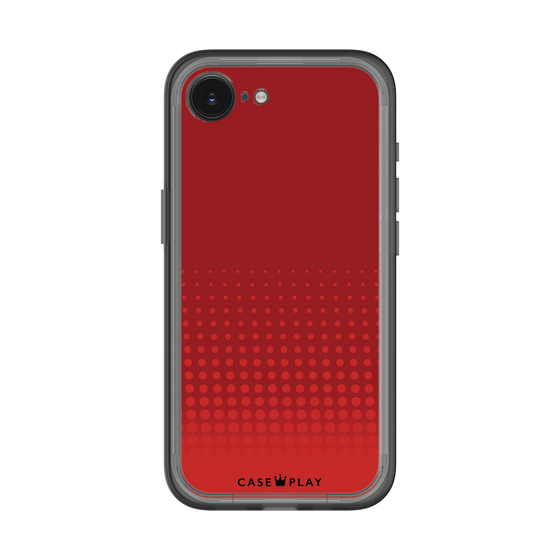 スリムプロテクションプレミアムケース［ Dot Gradation - Red ］